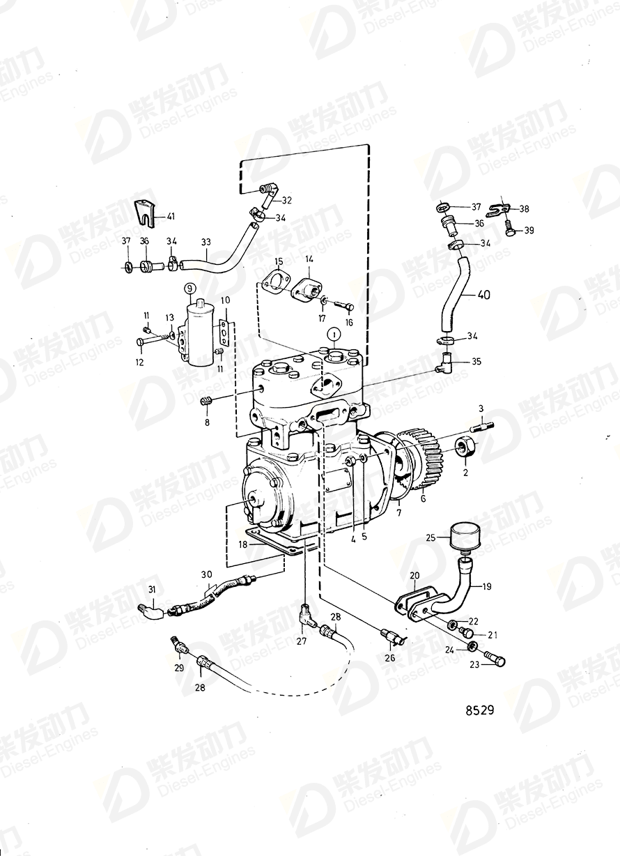 VOLVO Hexagon nut 961977 Drawing